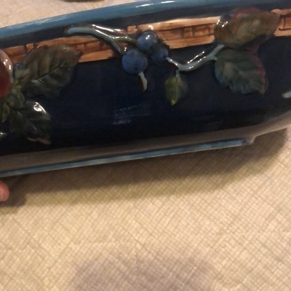 Tracy Porter  ‎ The One Acre collection hand painted pottery w/ lid new - Picture 6 of 11